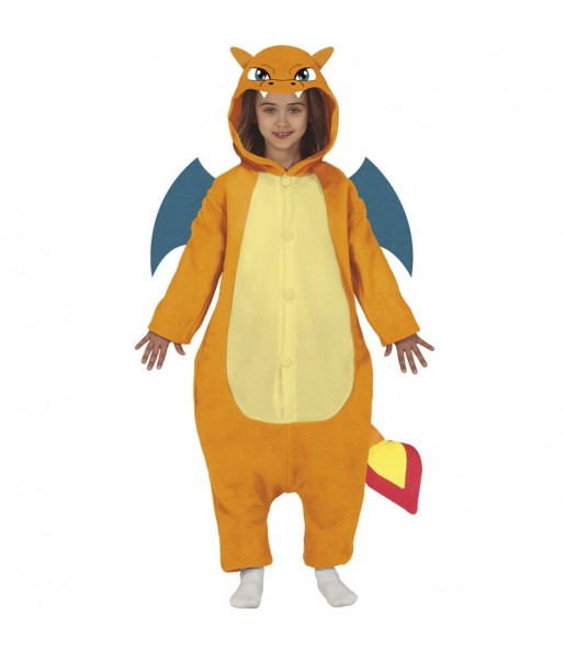 Disfraz de Charmander Pokémon para niño