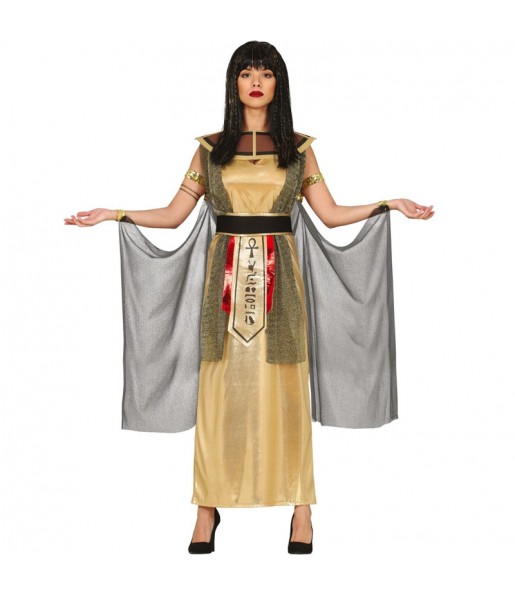 Disfraz de Cleopatra dorada para mujer