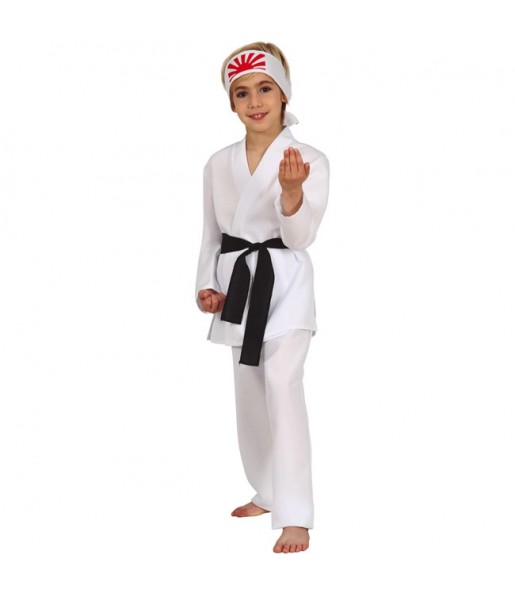 Disfraz de Cobra Kai blanco para niño