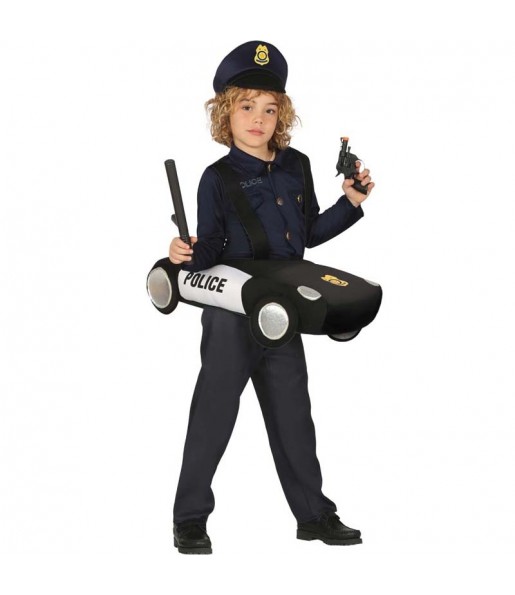 Disfraz de Coche Policía para niños