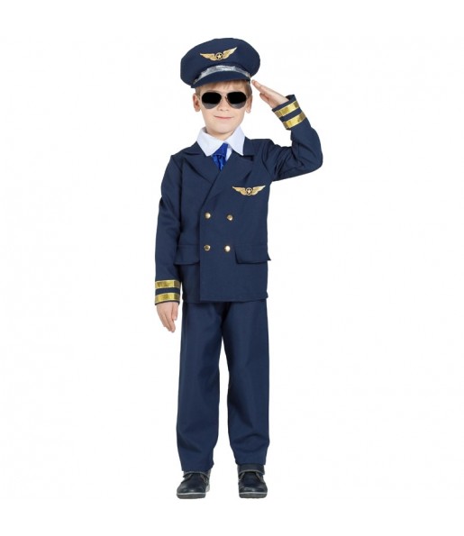 Disfraz de Comandante de vuelo para niño