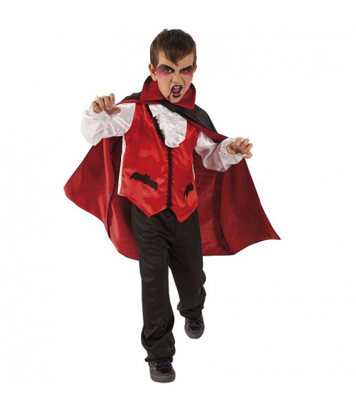 Disfraz de Vampiro Renfield con capa para niño
