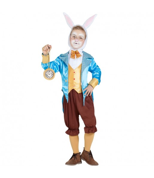 Disfraz de Conejo Alicia en el País de las Maravillas para niño