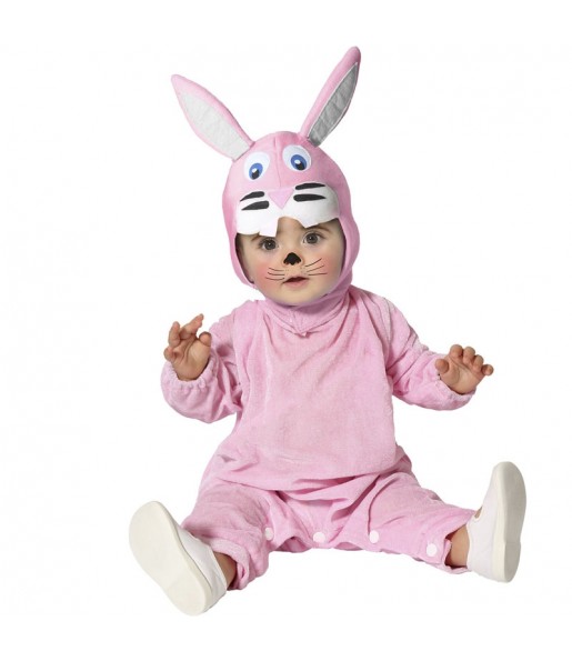 Disfraz de Conejo rosa para bebé