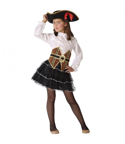 Disfraz de Corsaria Pirata para niña