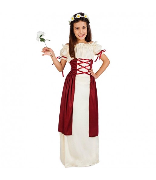 Disfraz de Dama Medieval Gadea para niña