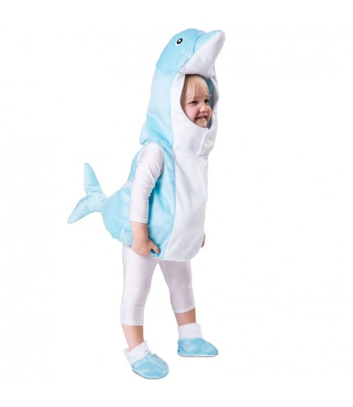 Disfraz de Delfín azul para bebé