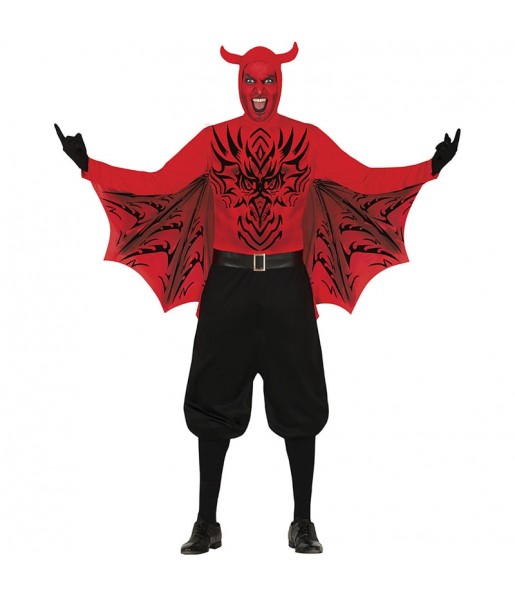 Disfraz de Demonio diablo barato para adulto