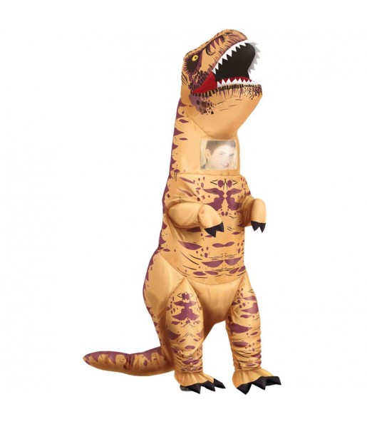 Disfraz de Tiranosaurio T-Rex hinchable para adulto