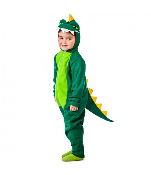 Disfraz de Dinosaurio Verde para niño