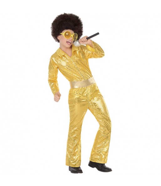 Disfraz de Disco Oro para niño