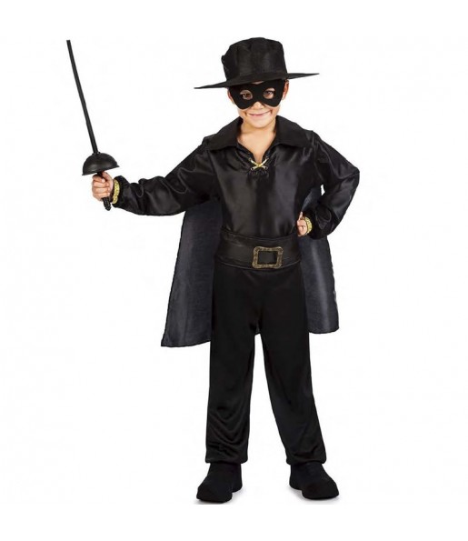 Disfraz de El Zorro enmascarado para niño