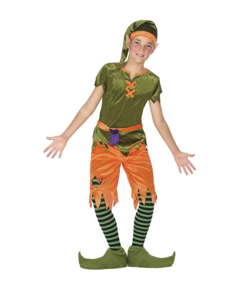 Disfraz de Elfo del bosque para niño
