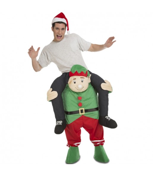 Disfraz de Elfo Navidad a hombros adulto