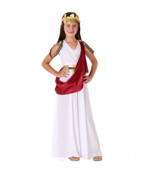 Disfraz de Emperatriz de Roma para niña