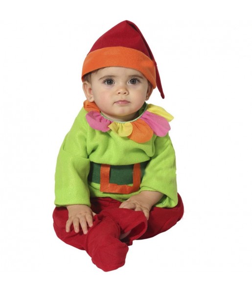 Disfraz de Enanito Verde bebé