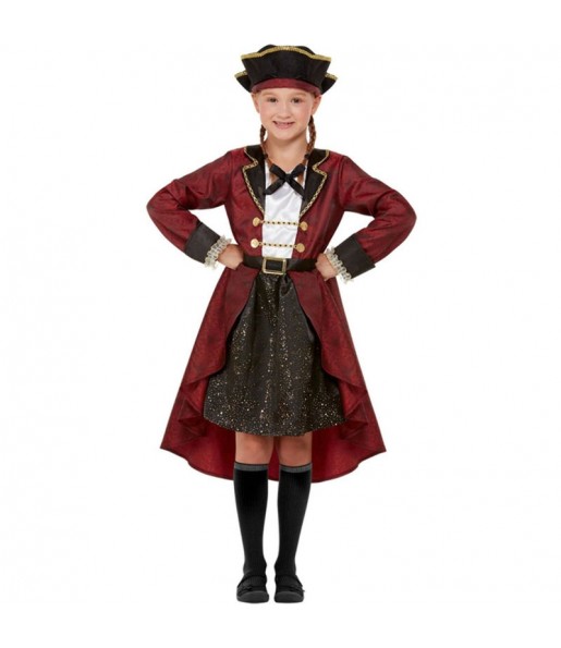 Disfraz de Espadachín Pirata para niña