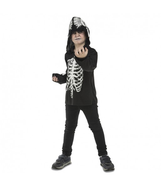 Disfraz de Esqueleto casual para niño
