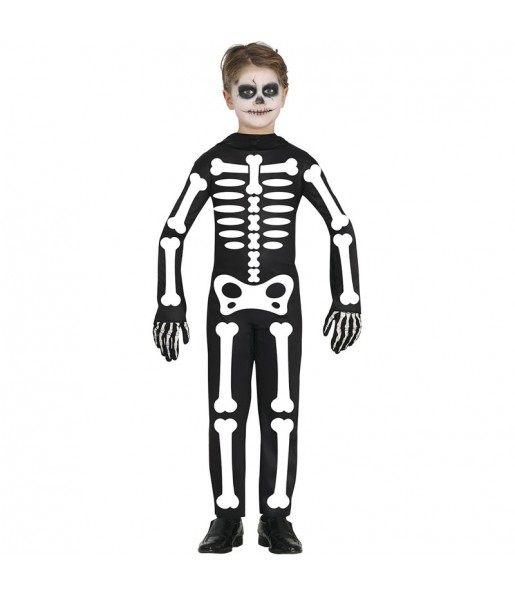 Disfraz de Esqueleto de la Noche de los Muertos para niño