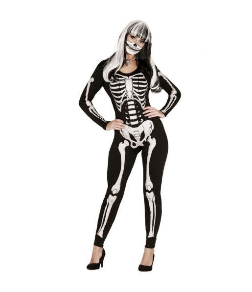 Disfraz de Esqueleto de las tinieblas para mujer