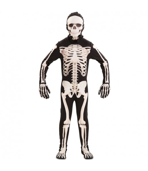 Disfraz de Esqueleto deluxe para niño
