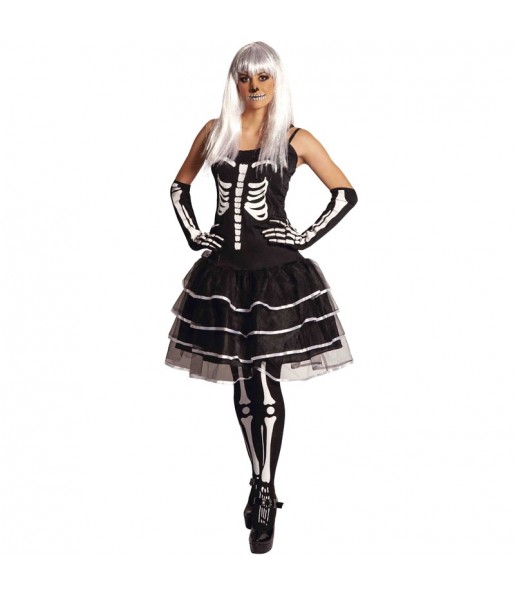 Disfraz de Esqueleto Skelita para mujer