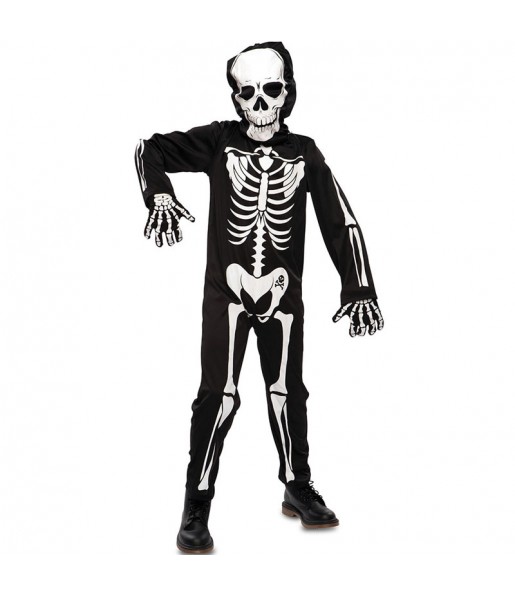 Disfraz de Esqueleto Zombie para niño