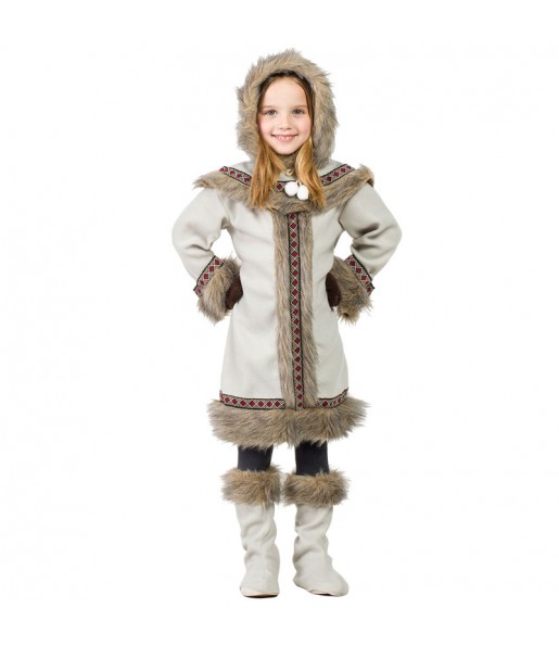 Disfraz de Esquimal Siberiana para niña