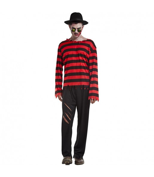 Disfraz de Freddy Krueger Elm street para hombre