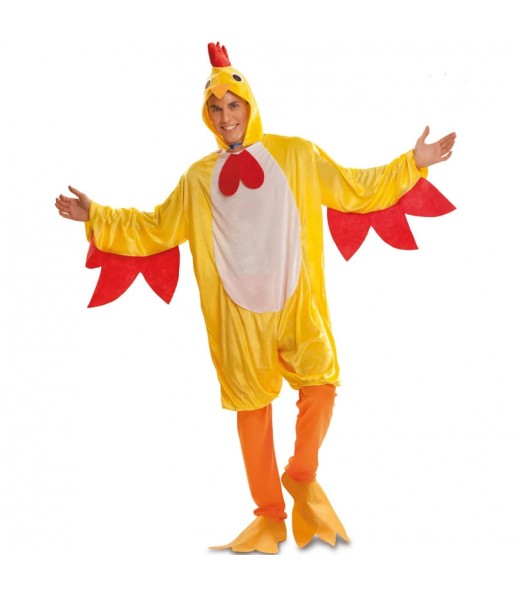 Disfraz de Gallo amarillo para hombre