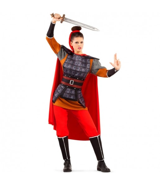 Disfraz de Guerrera Mulan para mujer