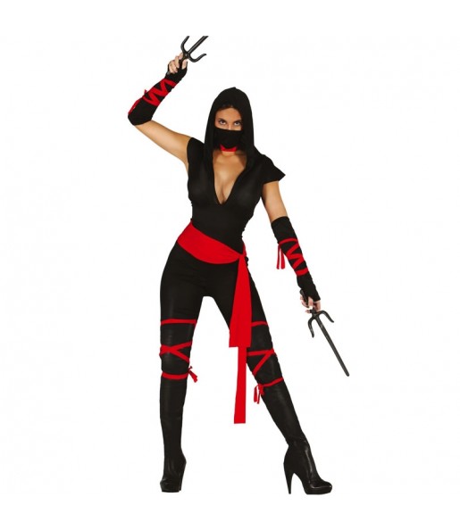 Disfraz de Guerrera Ninja para mujer