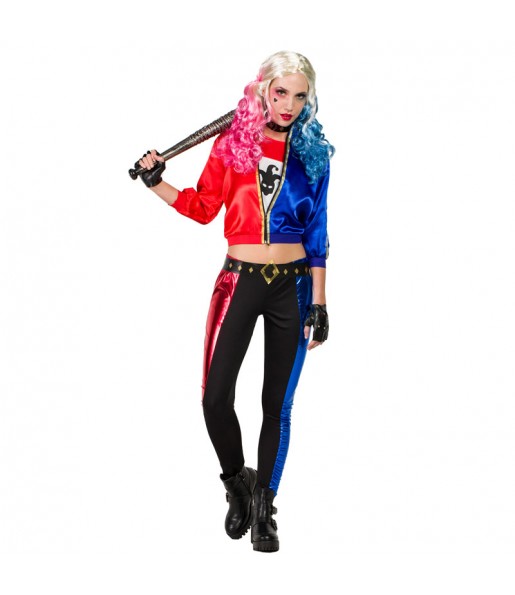 Productos lácteos completamente Generalmente Disfraz Harley Quinn mujer | Disfraces Halloween en 24h