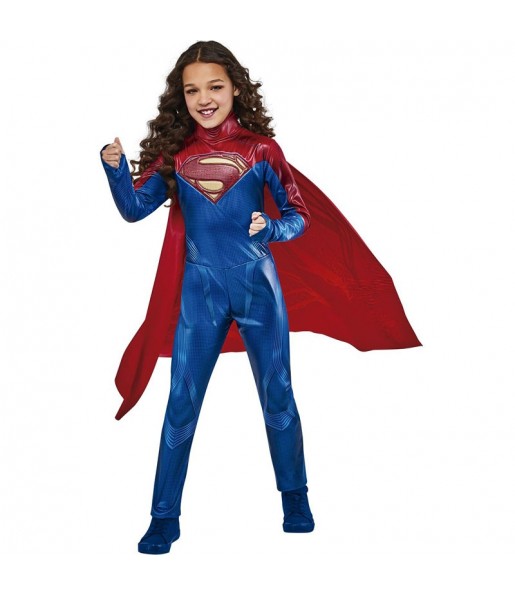 Disfraz de heroína Supergirl para niña