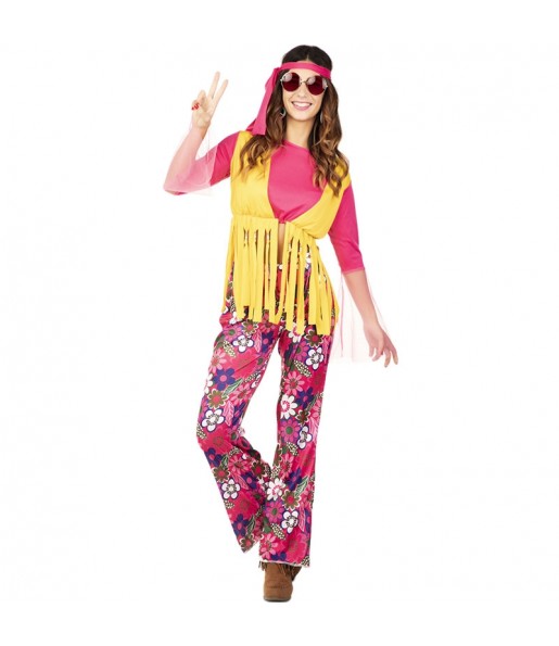 Disfraz de Hippie para mujer barato