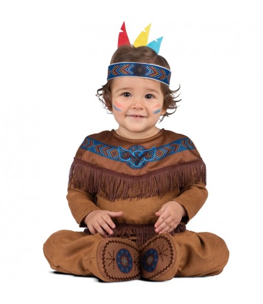 Disfraz de Indio Mohicano para bebé