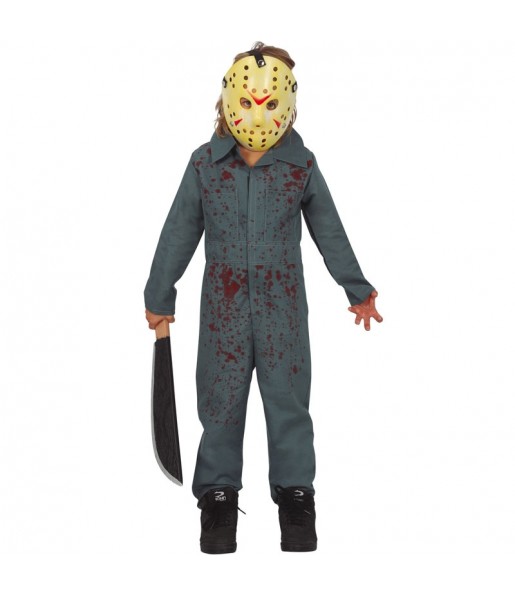 Disfraz Jason Viernes 13 para Niño |【Envío Halloween en 24h】