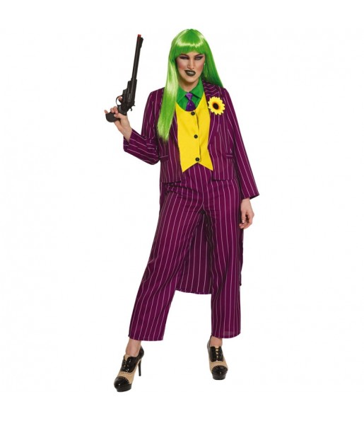 Disfraz de Joker Arkham para mujer