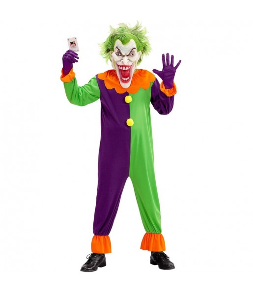 Disfraz de Joker Maligno para niño