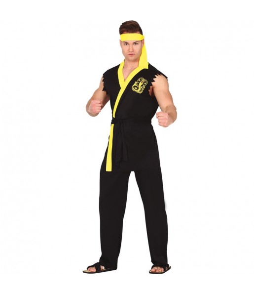 Disfraz de Karateca Cobra Kai para hombre