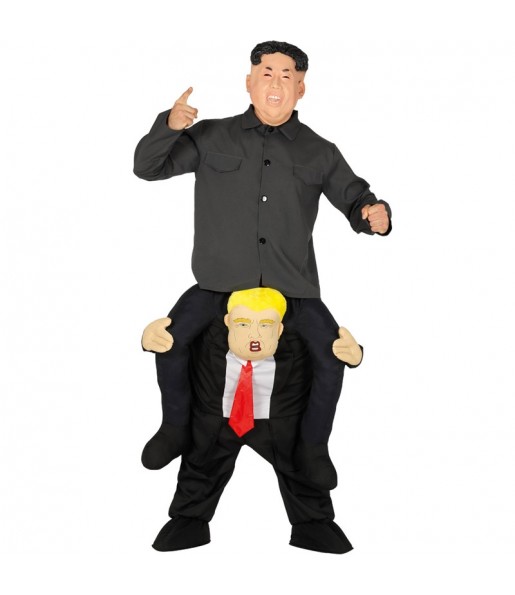 Disfraz de Kim Jong-un a hombros para adulto
