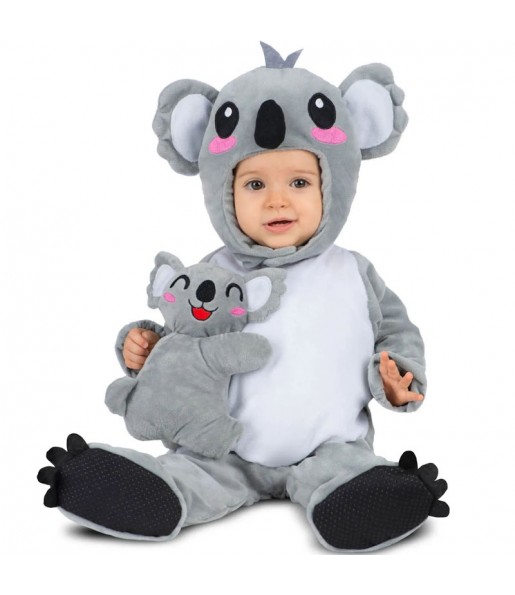 Disfraz de Koala gris para bebé