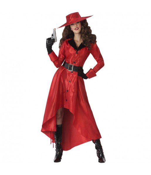 Disfraz de Ladrona Carmen Sandiego para mujer