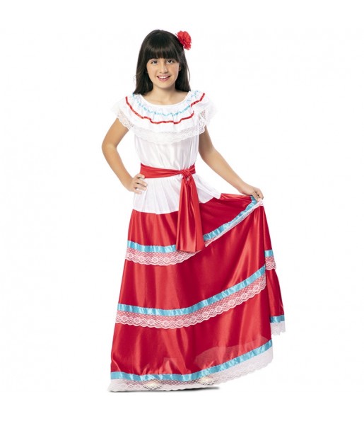 Disfraz de Latinoamericana para niña 