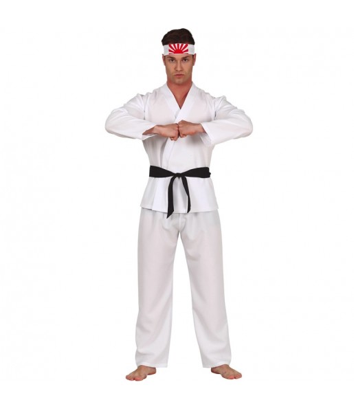 Disfraz de Luchador Karate Ryu para hombre