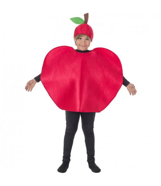 Disfraz de Manzana Roja para niños