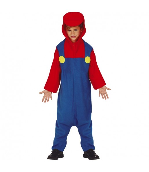 Disfraz de Mario Bros Kigurumi para niño
