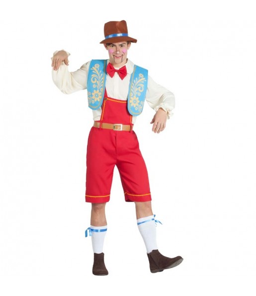 Disfraz de Pinocho Marioneta para hombre