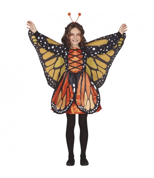 Disfraz de Mariposa con alas para niña