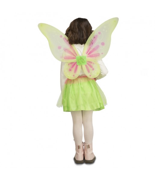 Disfraz de Mariposa Verde para niña